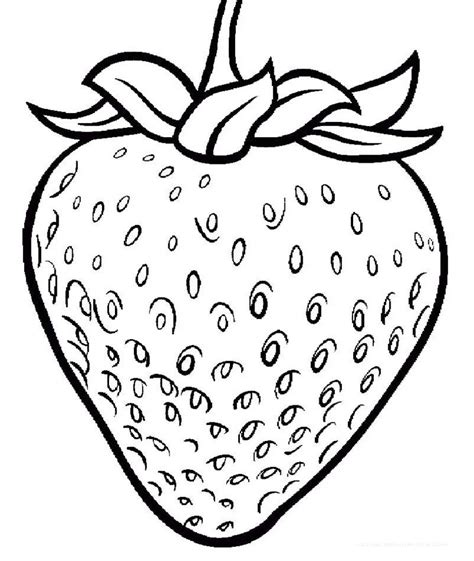 chosen illustrations  strawberry coloring pages coloring pages