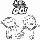 Justin Time Coloring Pages Go Getcolorings sketch template