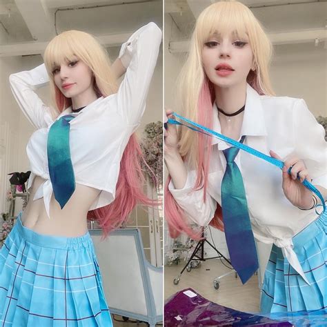 marin kitagawa from [my dress up darling] by kanra cosplay on twitter