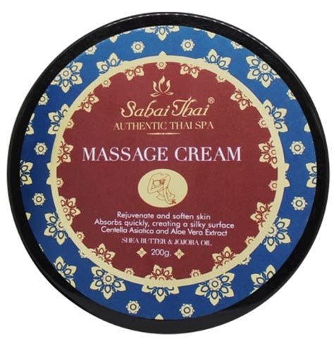 Sabai Thai Jasmine Aroma Massage Cream Crema Da Massaggio Con