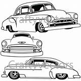 Chevrolet Vector 1951 Fleetline Drawings Chevy  Lowered Car Etsy Cool Drawing Lowrider sketch template