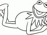 Muppets Coloring Pages Frog Kermit Stretch Wecoloringpage sketch template