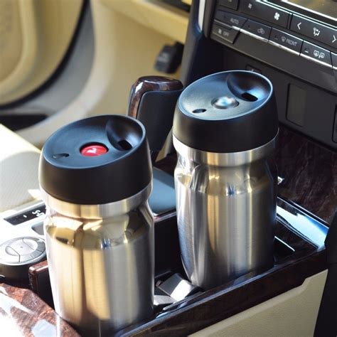 just ware vacuum insulated travel mug double wall stainless steel