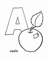 Coloring Alphabet Pages Letter Abc Sheets Preschool Letters Printable Color Activity Apple Sheet Book Preschoolers Drawing Print Educational Kids Colouring sketch template