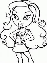 Bratz Dolls Printable sketch template