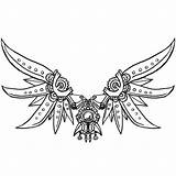 Steampunk Wings Tattoo Designs Tat sketch template