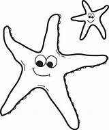 Coloring Starfish Pages Cute Popular sketch template