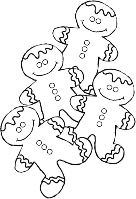 gingerbread girl coloring page  evelynin geneva