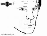 Coloring Pages Matt Doctor Smith Who Kids Printable sketch template