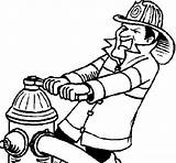 Firefighter Coloring Pages Fire Color Fighters Printable Coloringcrew Clipart Firefighters Firemen Firefighting Department Colouring Visit sketch template