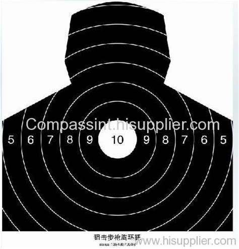 shooting targets paper gun targets pistol rifle targets paper products
