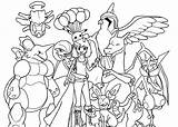 Pokemon Coloring Pages Anime Coloriage Color Kids Ex Dessin Colorier Printable Print Noir Imprimer Pokémon Legendary Les Tous Cartoon Dessins sketch template