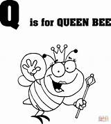 Coloring Letter Queen Pages Bee Puzzle Games Drawing Printable sketch template