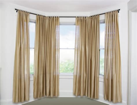 curtain rods  bay windows homesfeed