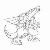 Palkia Kleurplaat Kleurplaten Leuk Pokémon sketch template