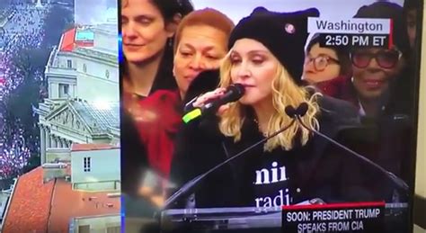 madonna tells trump to suck a dick on live tv and we are