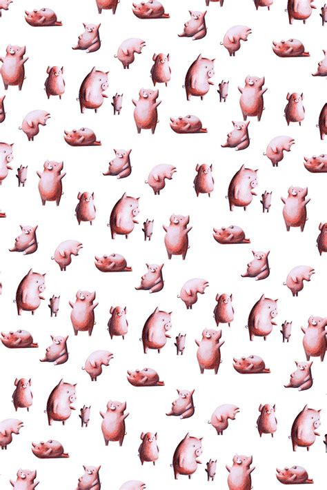 pigs pattern pig wallpaper baby pigs small pigs
