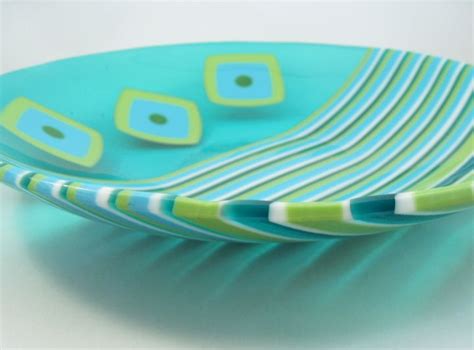 Finished Fused Glass Strip Bowl Glass Art By Margot Fused Glass Art