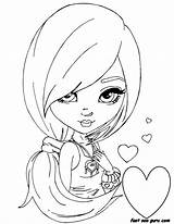 Coloring Pages Printable Girl Girls Kids Popular sketch template