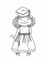 Formatura Menina Colorir Junie Tudodesenhos Coloringhome sketch template