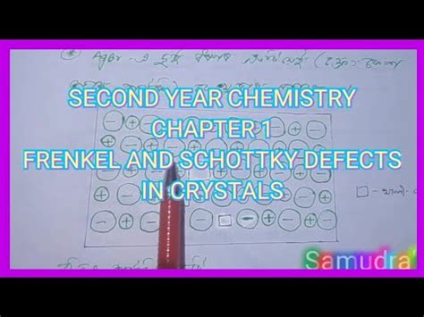 frenkel  schottky defectshs  year chemistryatchapter  part  assamese medium youtube