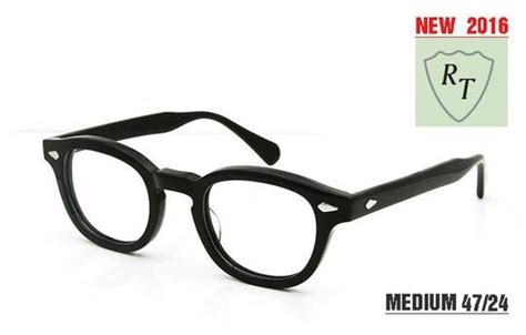 high quality acetate johnny depp style glasses men retro vintage