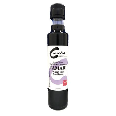 carwari organic tamari soy sauce ml pronature food