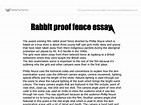Image result for Rabbit proof fence essay conclusion