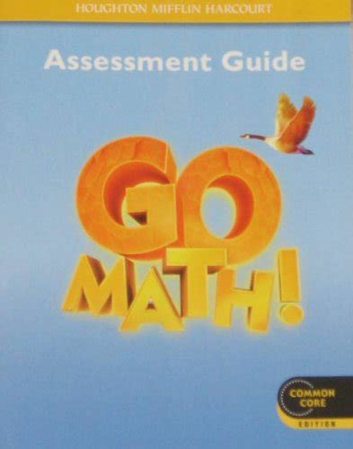 math grade  assessment guide houghton mifflin harcourt  math