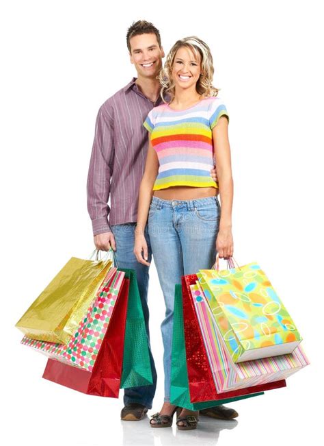 shopping people stock photo image