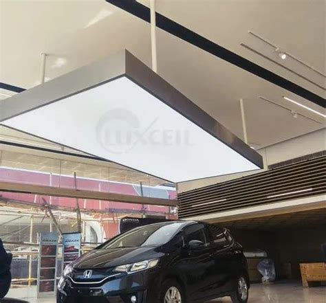 car showroom ceilings car showroom led stretch ceiling manufacturer  vadodara