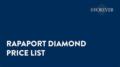 rapaport diamond price statistics annual report