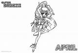 Glitter Force Pages April Coloring Precure Printable Kids Bettercoloring Adults Que sketch template