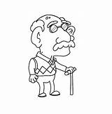 Old Coloring Man Pages Clipart People Men Colouring Color Stamps Age Digi Clip Cards Printables Digital Print Explore Cartoon Kids sketch template