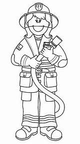 Coloring Fireman Pages Firefighter Clipart Colouring Printable Kids Print Preschool Drawing Sheets Amazing Cartoon Female Crafts Davemelillo Choose Board Book sketch template