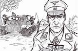 Nazi Commander Commanders sketch template