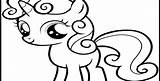 Belle Pony Little Sweetie Coloring Pages Colorear Para Getcolorings sketch template