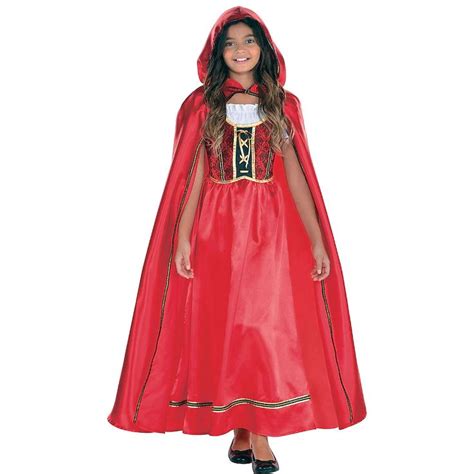 girls fairytale red riding hood costume red riding hood costume