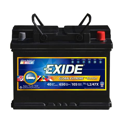 exide mini cooper  nascar extreme battery
