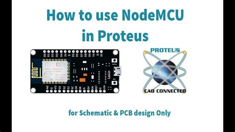 nodemcu  proteus  schematic pcb design  youtube