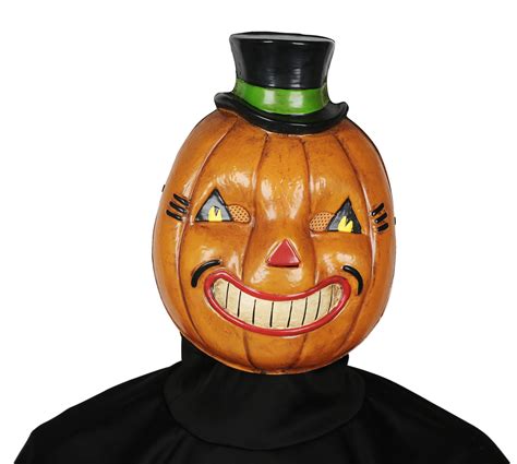 celebrate halloween vintage pumpkin mask adult halloween