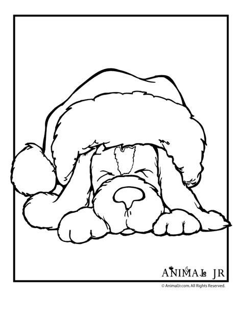 christmas printables puppy coloring pages christmas puppy coloring