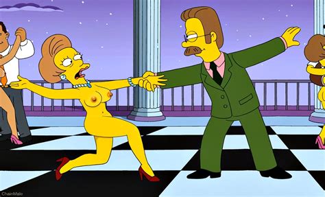 pic1328627 chainmale edna krabappel ned flanders the simpsons simpsons adult comics