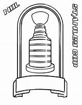 Stanley Nhl Blackhawks Oilers Playoffs Puck Bruins Edmonton Ducks Colouring Yescoloring Canucks Stanleycup Vectorified sketch template