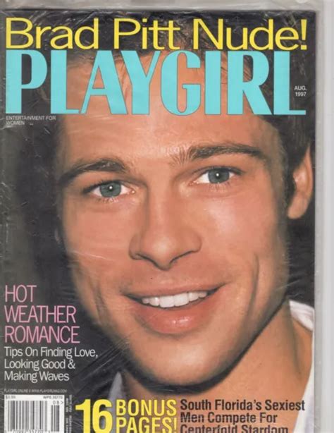 brad pitt playgirl magazine august 1997 8 97 gwyenth paltrow tom