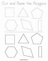 Polygons sketch template