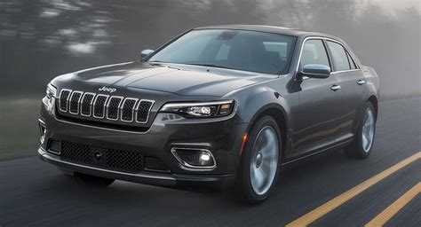 the all new 2019 jeep sedan is the brand s first non crossover carscoops