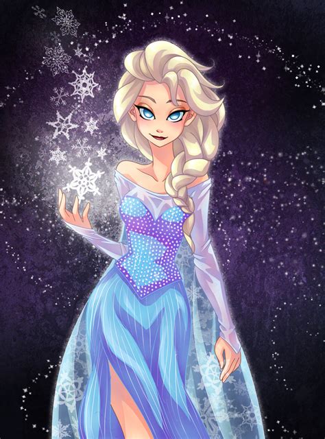 Elsa Frozen Fan Art 36396716 Fanpop