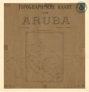 topographische kaart van aruba  werbata jonckheer werbata johannes vallentin