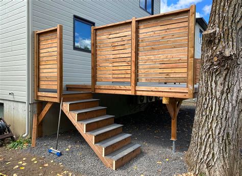 patio bois traite patio house styles outdoor space